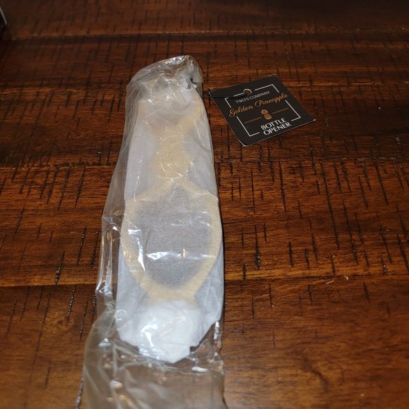 Two's Company Pineapple Bottle Opener only, Brass Finish NIB - Picture 4 of 5